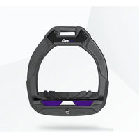 Produktbild von Flex-On Safe-On Sicherheitssteigbügel für Kinder in Anthrazit Schwarz Violett mit Grip und Neigung