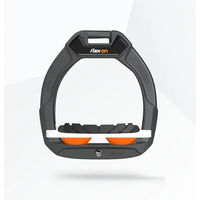 Produktbild von Flex-On Safe-On Sicherheitssteigbügel für Kinder in Anthrazit Weiß Orange mit Grip und Neigung