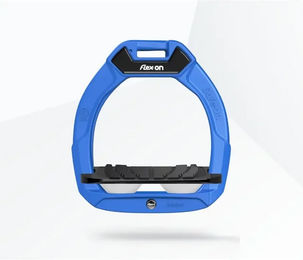 Flex-On Safe-On Sicherheitssteigbügel für Kinder in Blau Schwarz Weiß – Bild 1 von 1