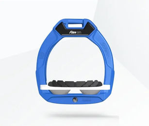 Flex-On Safe-On Sicherheitssteigbügel für Kinder in Blau Weiß Grau – Bild 1 von 1