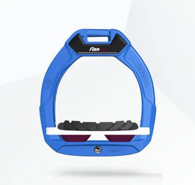 Flex-On Safe-On Sicherheitssteigbügel für Kinder in Blau/Weiß/Pflaume – Bild 1 von 1