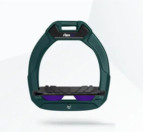 Flex-On Safe-On Sicherheitssteigbügel für Kinder in Grün Schwarz oder Violett – Bild 1 von 1