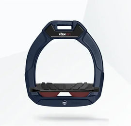 Flex-On Safe-On Sicherheitssteigbügel für Kinder in Marine Schwarz Rot mit Grip und Neigung – Bild 1 von 1