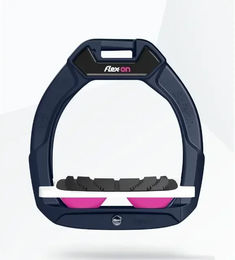 Flex-On Safe-On Sicherheitssteigbügel für Kinder in Marine Weiß oder Rosa – Bild 1 von 1