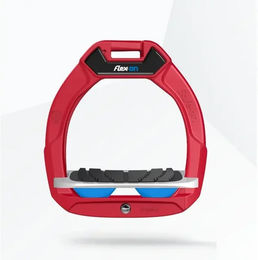 Flex-On Safe-On Sicherheitssteigbügel für Kinder in Rot Grau Blau – Bild 1 von 1