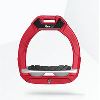 Produktbild von Flex-On Safe-On Sicherheitssteigbügel für Kinder in Rot/Grau mit Grip-Funktion