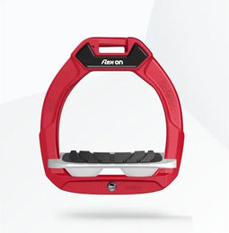 Flex-On Safe-On Sicherheitssteigbügel für Kinder in Rot/Grau/Weiß – Bild 1 von 1