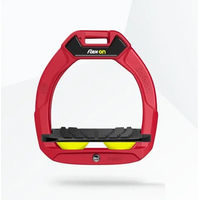 Produktbild von Flex-On Safe-On Sicherheitssteigbügel für Kinder in Rot Schwarz Gelb mit Grip