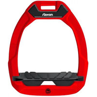 Produktbild von Flex-On Safe-On Sicherheitssteigbügel für Kinder in Rot/Schwarz mit Grip-Funktion