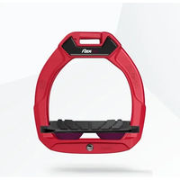 Produktbild von Flex-On Safe-On Sicherheitssteigbügel für Kinder in Rot/Schwarz/Pflaume mit Grip