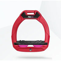Produktbild von Flex-On Safe-On Sicherheitssteigbügel für Kinder in Rot Schwarz Rosa mit Grip und Neigung