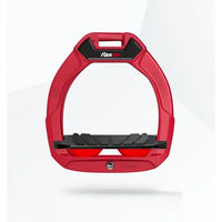 Produktbild von Flex-On Safe-On Sicherheitssteigbügel für Kinder in Rot/Schwarz/Rot mit Grip und Neigung
