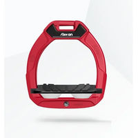 Produktbild von Flex-On Safe-On Sicherheitssteigbügel für Kinder in Rot Schwarz Weiß mit Grip