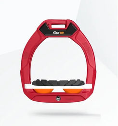 Flex-On Safe-On Sicherheitssteigbügel für Kinder in Rot Weiß Orange – Bild 1 von 1