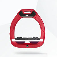 Produktbild von Flex-On Safe-On Sicherheitssteigbügel für Kinder in Rot Weiß Plum mit Grip-Funktion