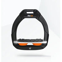 Produktbild von Flex-On Safe-On Sicherheitssteigbügel für Kinder in Schwarz Grau Orange mit Grip