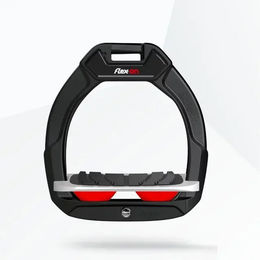 Flex-On Safe-On Sicherheitssteigbügel für Kinder in Schwarz Grau Rot – Bild 1 von 1