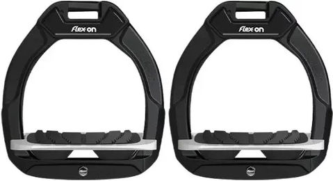Flex-On Safe-On Sicherheitssteigbügel für Kinder in Schwarz/Grau/Schwarz mit Grip-Funktion – Bild 1 von 1