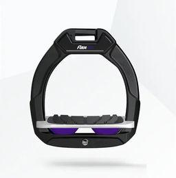Flex-On Safe-On Sicherheitssteigbügel für Kinder in Schwarz Grau Violett – Bild 1 von 1
