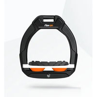 Produktbild von Flex-On Safe-On Sicherheitssteigbügel für Kinder in Schwarz Weiß Orange mit Grip