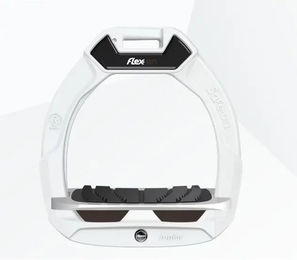 Flex-On Safe-On Sicherheitssteigbügel für Kinder in Weiß Grau Braun mit Grip – Bild 1 von 1