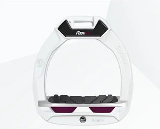 Flex-On Safe-On Sicherheitssteigbügel für Kinder in Weiß Grau Pflaume mit Grip-Funktion – Bild 1 von 1