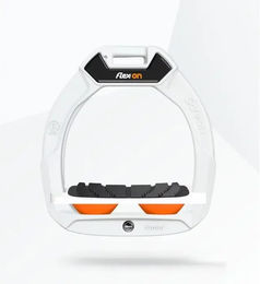 Flex-On Safe-On Sicherheitssteigbügel für Kinder in Weiß/Orange mit Grip-Funktion – Bild 1 von 1
