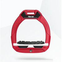Produktbild von Flex-On Safe-On Sicherheitssteigbügel für Kinder mit Grip in Rot Weiß Schwarz