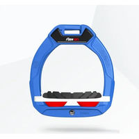 Produktbild von Flex-On Safe-On Sicherheitssteigbügel für Kinder mit Neigung und Grip in Blau Weiß Rot