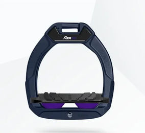 Flex-On Safe-On Sicherheitssteigbügel für Kinder mit Neigungsgriff in Marine/Schwarz/Lila – Bild 1 von 1