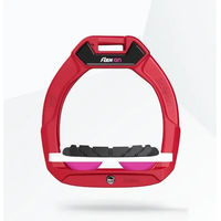 Produktbild von Flex-On Safe-On Sicherheitssteigbügel für Kinder mit schrägem Grip in Rot Weiß Rosa