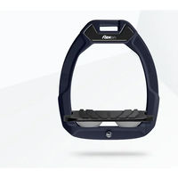 Produktbild von Flex-On Safe-On Sicherheitssteigbügel für Pferde aus Aluminium in Schwarz/Grau mit Grip-Funktion