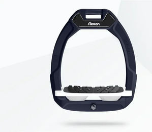 Flex-On Safe-On Sicherheitssteigbügel für Pferde aus Aluminium in Weiß mit Ultra Grip Funktion – Bild 1 von 1