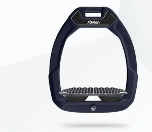 Flex-On Safe-On Sicherheitssteigbügel für Pferde Blau Grau Schwarz – Bild 1 von 1
