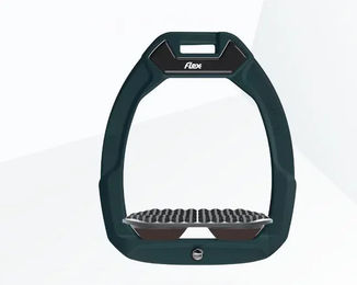 Flex-On Safe-On Sicherheitssteigbügel für Pferde Endurance Grün/Grau/Braun – Bild 1 von 1