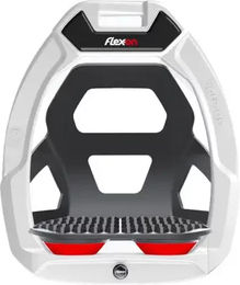 Flex-On Safe-On Sicherheitssteigbügel für Pferde in Bordeaux Schwarz Weiß – Bild 1 von 1