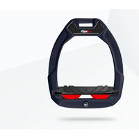 Produktbild von Flex-On Safe-On Sicherheitssteigbügel für Pferde in Marine Schwarz Rot mit Grip