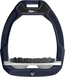 Flex-On Safe-On Sicherheitssteigbügel für Pferde in Marine/Weiß mit Grip-Funktion – Bild 1 von 1