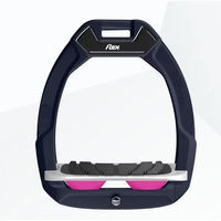 Produktbild von Flex-On Safe-On Sicherheitssteigbügel für Pferde in Schrägform mit Grip in Grün Grau oder Rosa