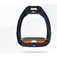 Produktbild von Flex-On Safe-On Sicherheitssteigbügel für Pferde Marine Grau Orange