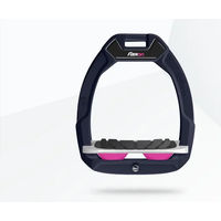 Produktbild von Flex-On Safe-On Sicherheitssteigbügel für Pferde mit Grip in Blau Grau Rosa