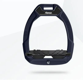 Flex-On Safe-On Sicherheitssteigbügel für Pferde mit Grip in Blau/Schwarz – Bild 1 von 1