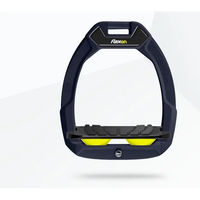 Produktbild von Flex-On Safe-On Sicherheitssteigbügel für Pferde mit Grip in Blau Schwarz Gold