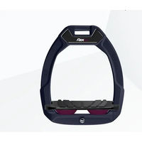 Produktbild von Flex-On Safe-On Sicherheitssteigbügel für Pferde mit Grip in Blau Schwarz Lila
