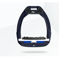 Produktbild von Flex-On Safe-On Sicherheitssteigbügel für Pferde mit Grip in Blau/Weiß/Blau