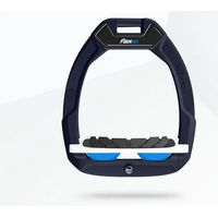 Produktbild von Flex-On Safe-On Sicherheitssteigbügel für Pferde mit Grip in Blau/Weiß/Blau