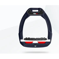 Produktbild von Flex-On Safe-On Sicherheitssteigbügel für Pferde mit Grip in Blau Weiß Rot
