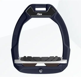 Flex-On Safe-On Sicherheitssteigbügel für Pferde mit Grip in Grün, Grau oder Braun – Bild 1 von 1