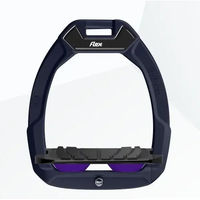 Produktbild von Flex-On Safe-On Sicherheitssteigbügel für Pferde mit Grip in Grün Schwarz oder Violett