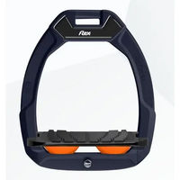 Produktbild von Flex-On Safe-On Sicherheitssteigbügel für Pferde mit Grip in Grün Schwarz Orange